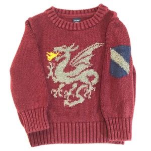 Baby Gap pullover dragon sweater